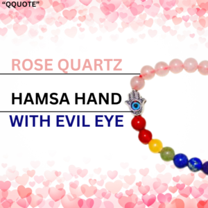 7 Chakra Balance Rose Quartz Bracelet