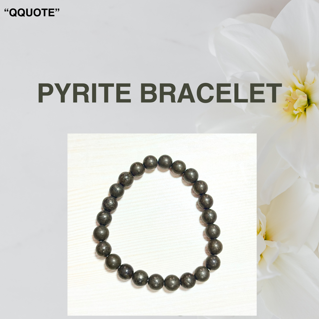 Pyrite Bracelet with Maglock