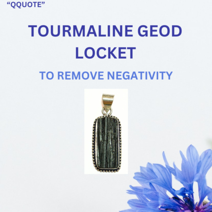 Tourmaline Geode Locket
