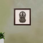 Goddess Laxmi Pyrite-Selenite 3D Plate | Goddess Laxmi Pyrite Selenite
