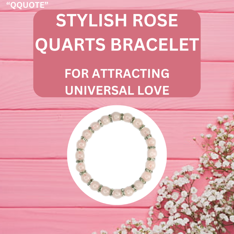 Rose Quartz Bracelet| Love Bracelet|