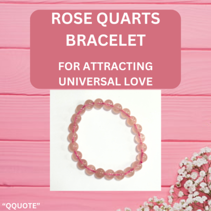 Rose Quartz Bracelet| Love Bracelet|