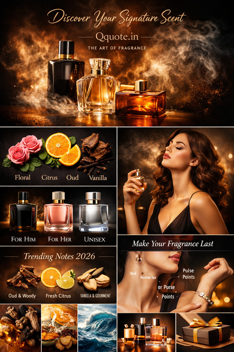 Discover the Art of Fragrance with Qquote.in: Your Ultimate Perfume Destination