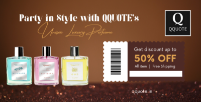 Party in Style with QQUOTE's Unisex Luxury Scent
