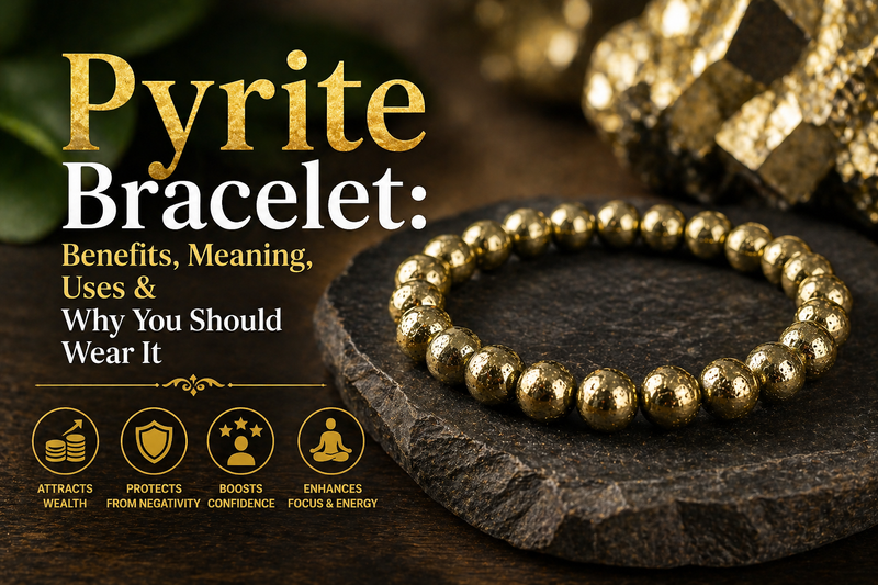 Pyrite Bracelet: Benefits, Meaning, Uses & Why You Should Wear It