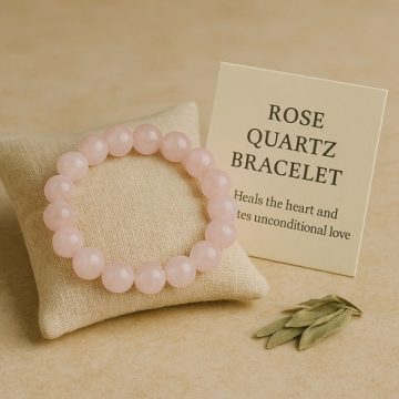 Rose Quartz Love Bracelet: The Perfect Healing Crystal Jewelry for Your Heart